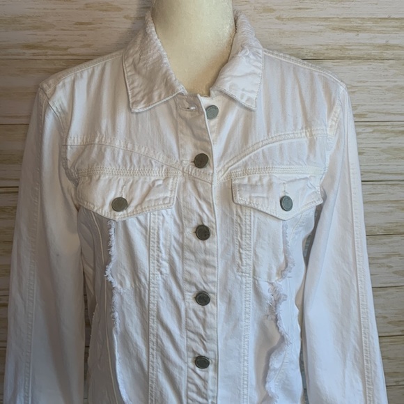 BLANK NYC White Denim Jacket - Picture 2 of 10